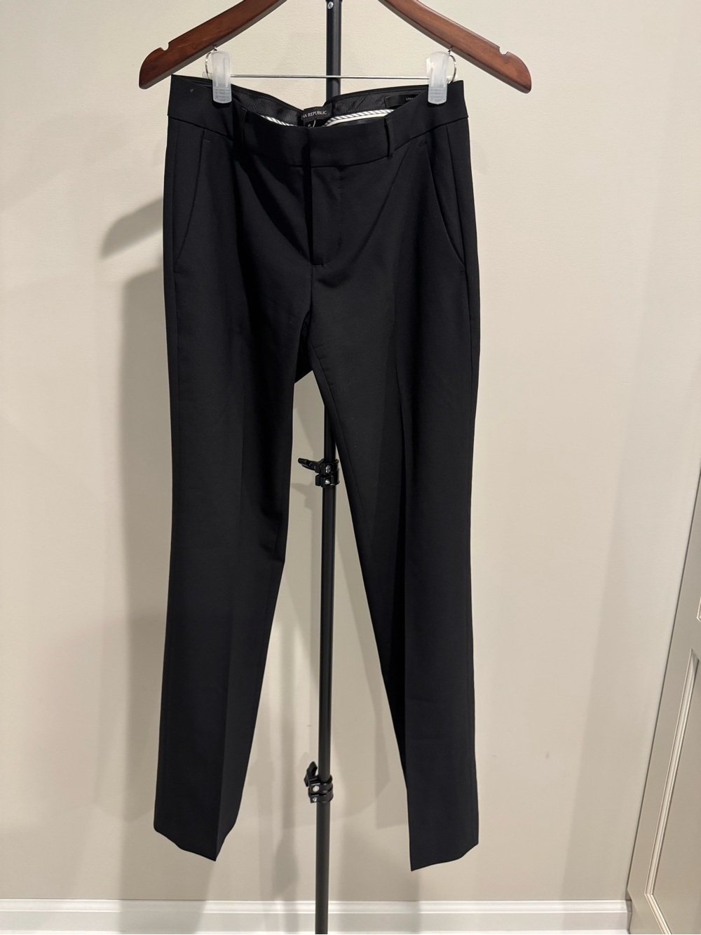 Banana Republic Women's Logan Pant Black Office Business Casual Night Out Size 0